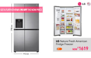 harvey norman hurry get a further off lg fridges