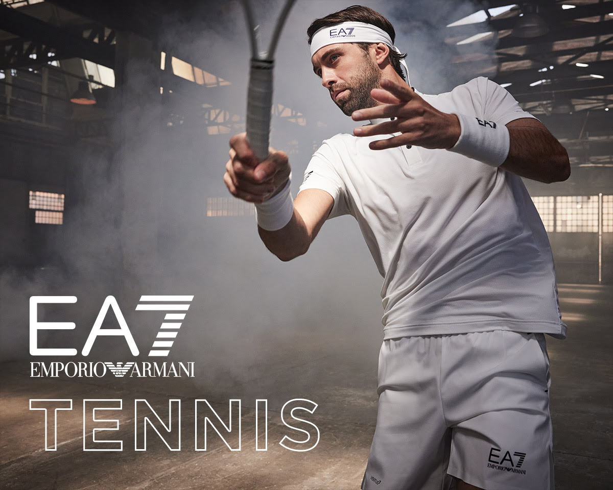 Nauwgezet Sherlock Holmes Immuniteit EMPORIO ARMANI - EA7: live the tournament spirit with the Tennis Collection  - Pynck