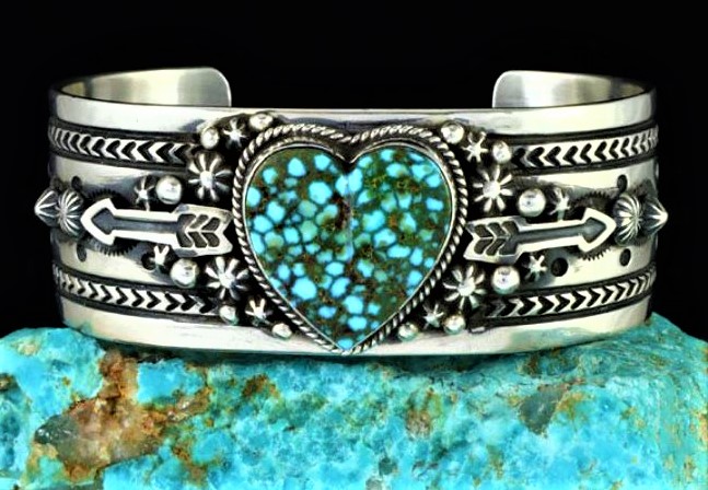 Navajo nation pubelo direct heart cuff bracelet (2) cropped.JPG