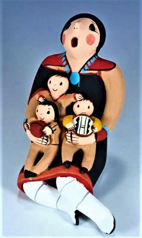 Navajo Nation pubelo direct storyteller pottery figure (2).JPG