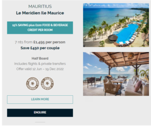 Prestbury Worldwide Resorts Sensational Savings to Mauritius 1b