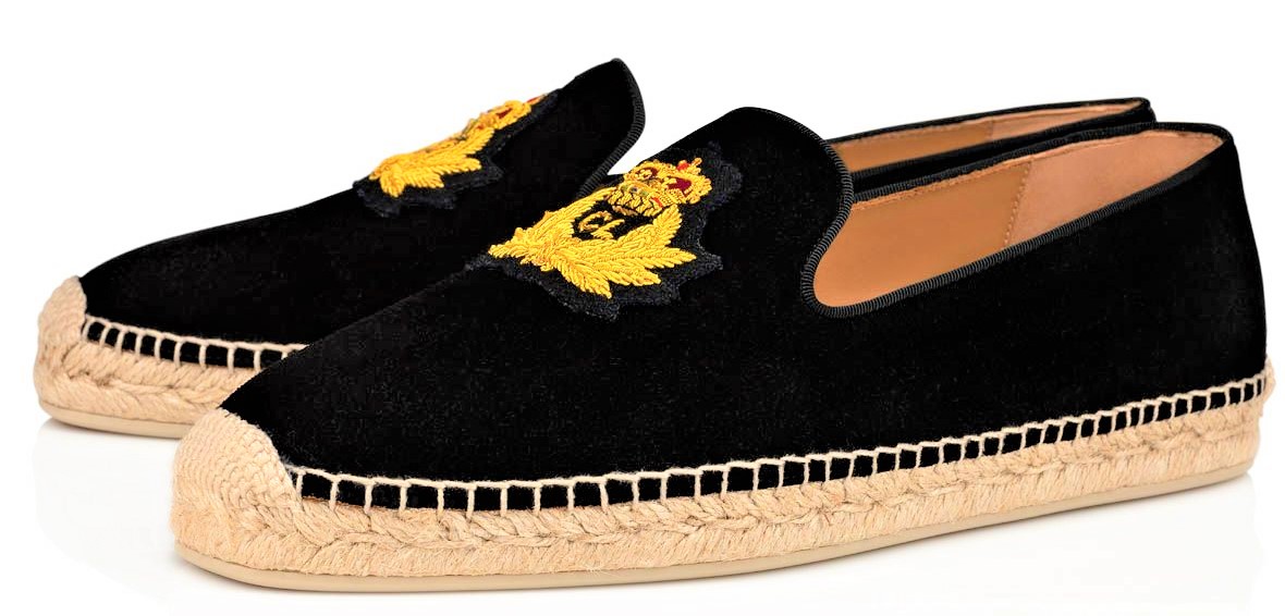 Mens Christain Louboutin crested monogram espadrille (2) cropped.jpg