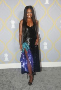 new york, new york june 12 adrienne warren attends 75th annual tony awards at radio city music hall on june 12, 2022 in new york city photo by bruce glikasfilmmagic