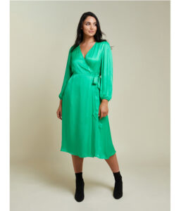 Dunnes Stores Sultry satin styles in green 1a