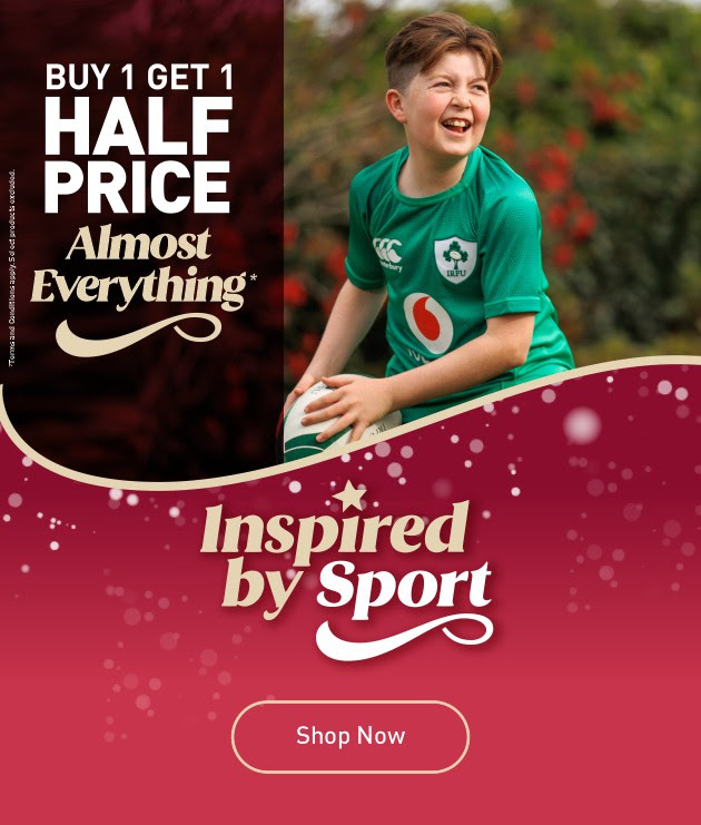Intersport Elverys Buy 1 Get 1 50 Off on ALL Irish Rugby 1