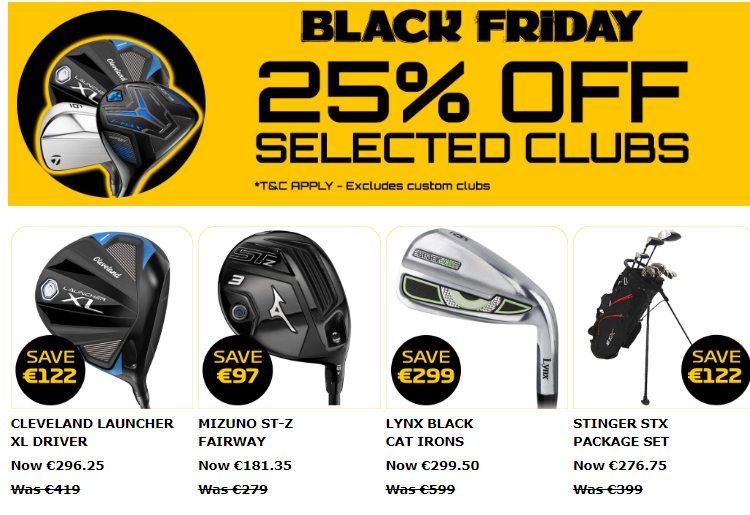 McGuirks Golf Black Friday Sale Now On In Stores Online 1a