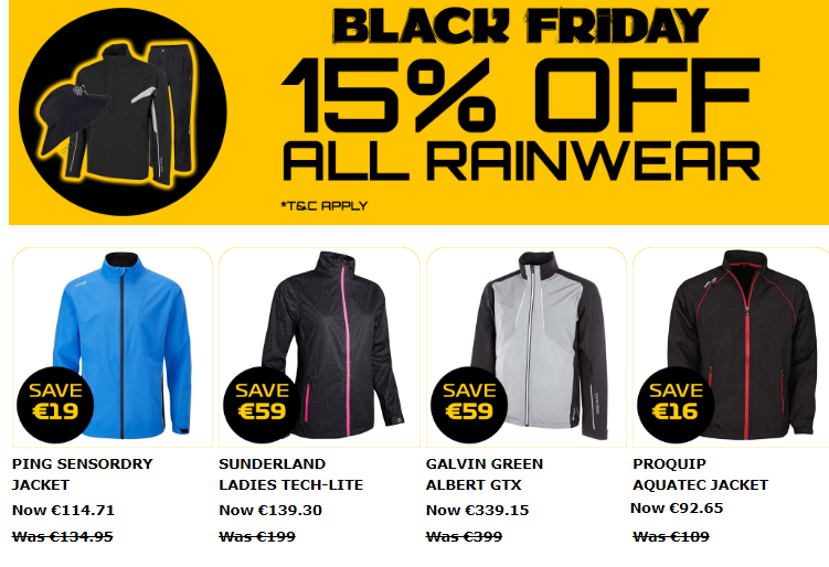McGuirks Golf Black Friday Sale Now On In Stores Online 1c