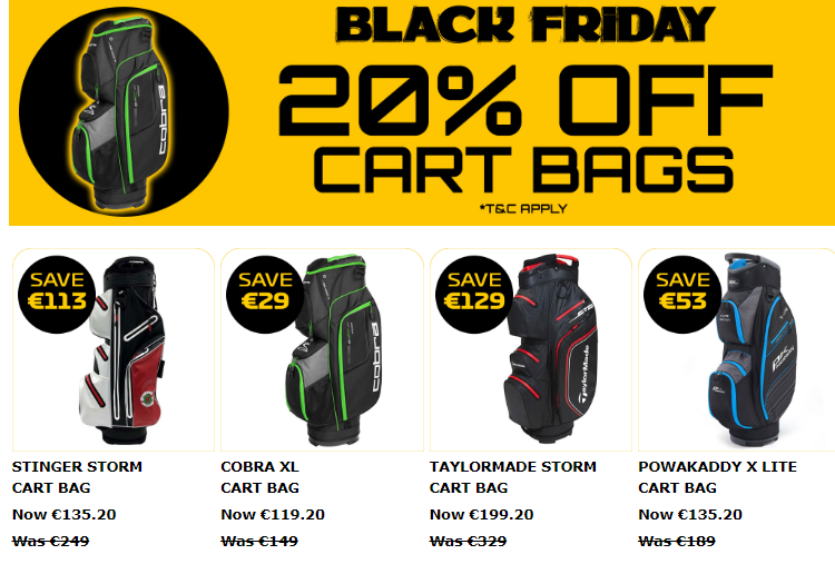 McGuirks Golf Black Friday Sale Now On In Stores Online 1e