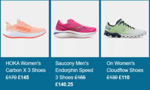 Runners Need Up to 20 off selected running shoes 3a
