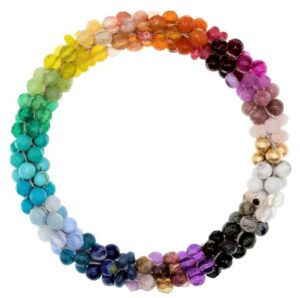 park and lex rainbow beaded gemstone bracelet sing