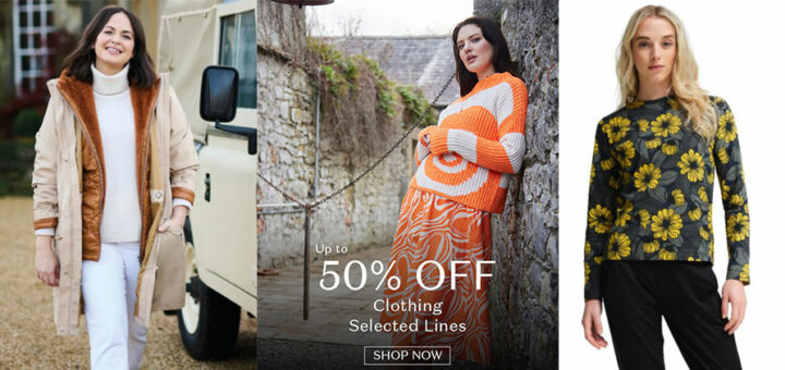 Kilkenny Design Up to 50 off Clothing Selected Lines 1g