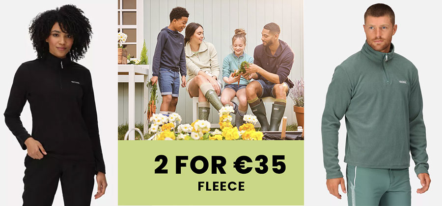 Regatta - 2 For €35 on Fleece...