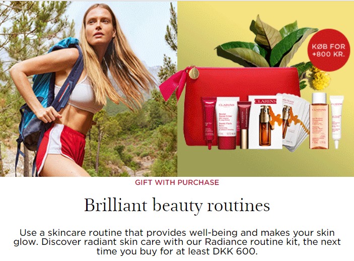 Clarins promo codes & coupons 20% on limited products