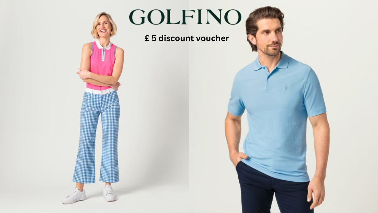 Use This £5 Voucher Valid On The Entire GOLFINO New Collection