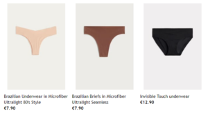 Intimissimi Invisible underwear for summer 1d