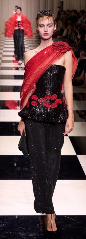 Couture s23 armani blk sequin rose.JPG