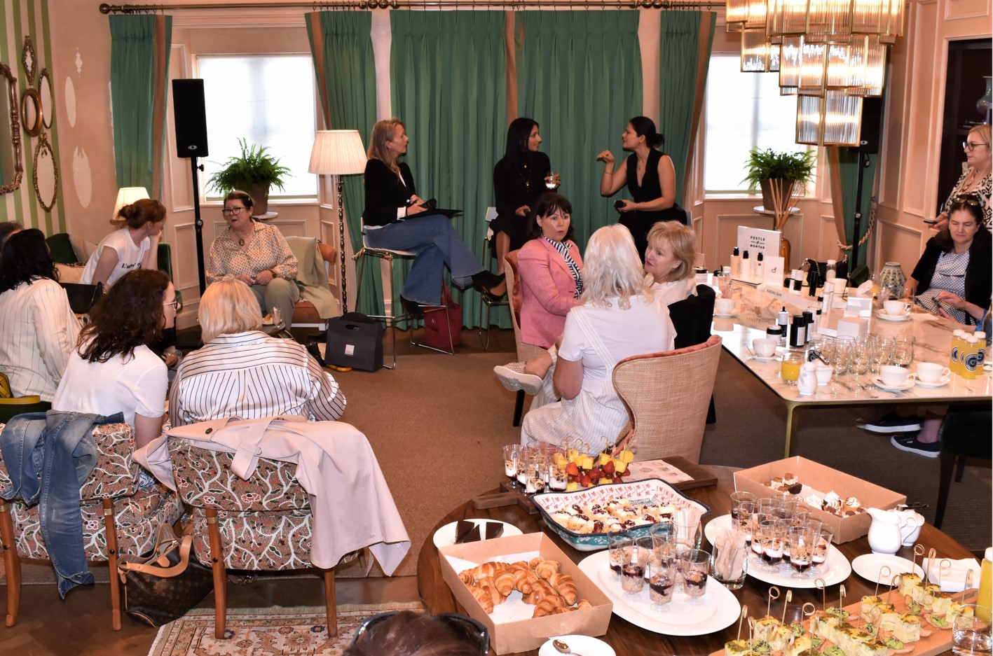 Beauty and wellness experts in conversation at Kildare Village