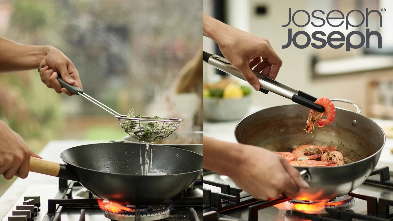 Heat-resistant precision tools perfectly designed for Asian-inspired cooking - Joseph Joseph