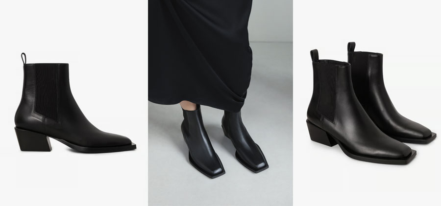 House of Dagmar - New Launch - The Square Toe Chelsea Boots