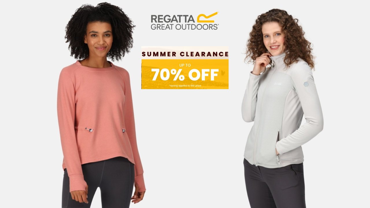 Ending Soon Extra 10% Off at Regatta Outdoor Clothing Sale