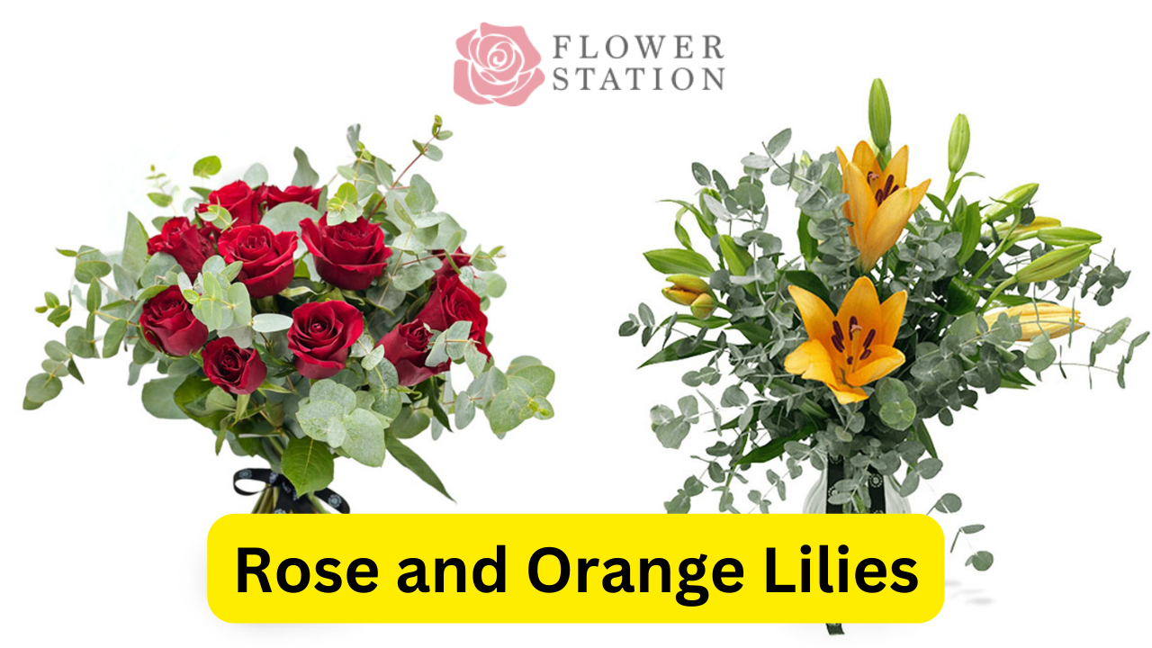 Fresh Fall Orange Flowers on Sale with Flower Station