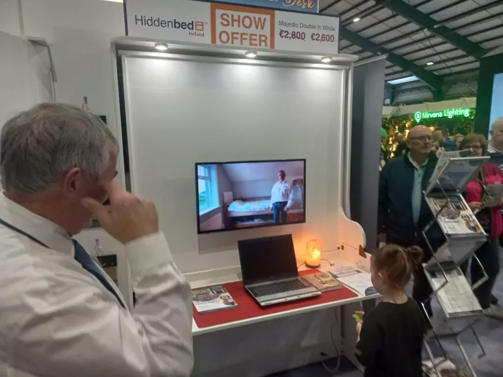 The Ultimate Home Improvement Event for 2023 - Ideal Homes Expo Dublin Ireland 2 hiddenben majestic double in white
