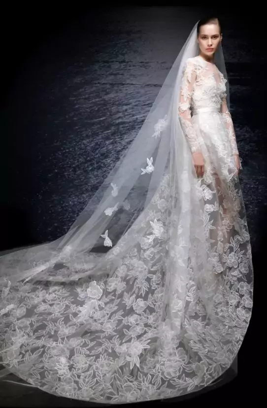 New York Bridal Week Spring/Summer 2024, Say “I do” to the Hottest Bridal Trends 48 Bridal sp24 ES mini w embroidered train.JPG