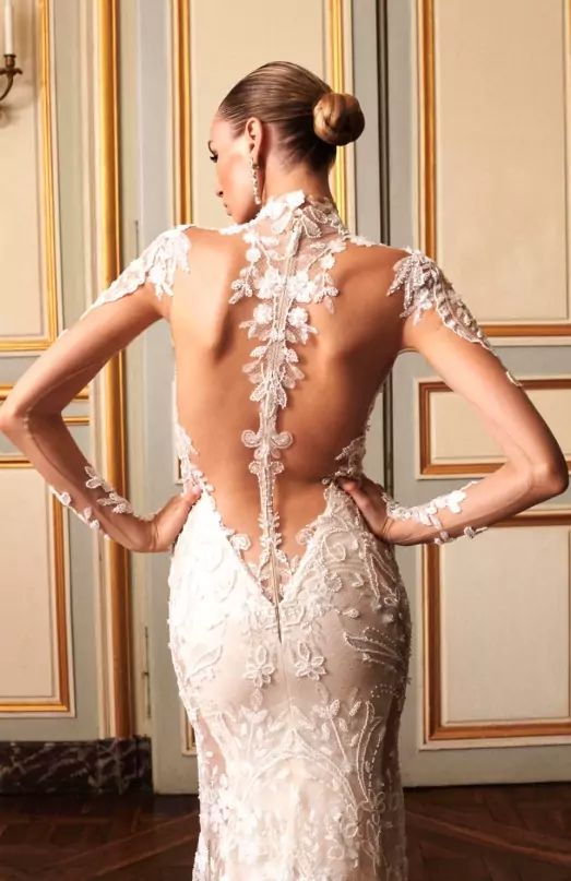 New York Bridal Week Spring/Summer 2024, Say “I do” to the Hottest Bridal Trends 49 Bridal sp24 GL illusion back gown cropped.jpg