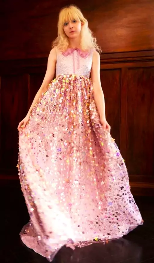 New York Bridal Week Spring/Summer 2024, Say “I do” to the Hottest Bridal Trends 54 Bridal sp24 HR pink entended babydoll cropped.JPG