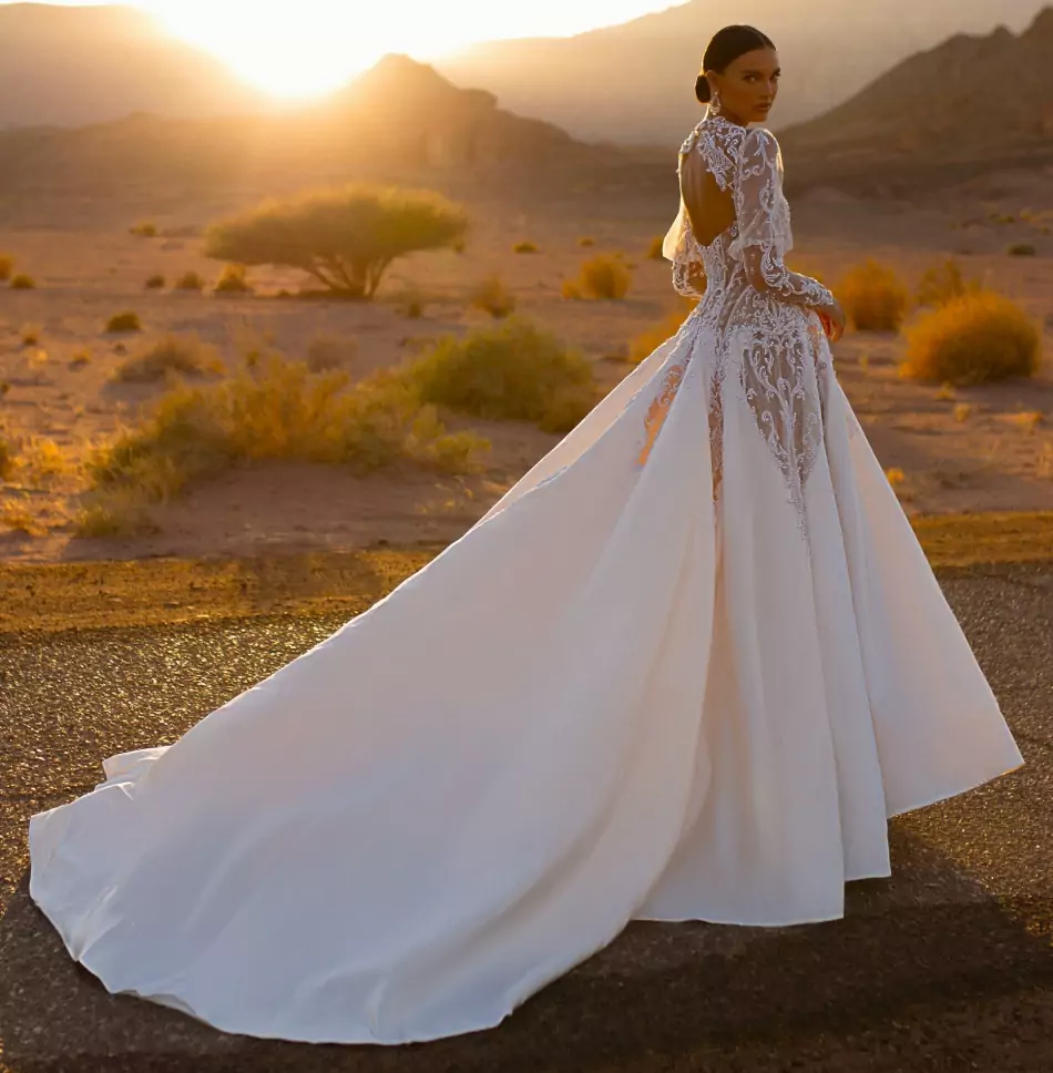 New York Bridal Week Spring/Summer 2024, Say “I do” to the Hottest Bridal Trends 62 Bridal sp24 JV long train cropped.jpg