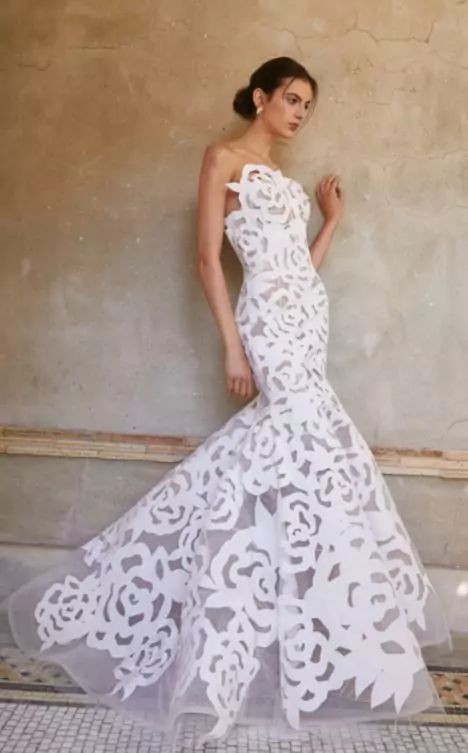 New York Bridal Week Spring/Summer 2024, Say “I do” to the Hottest Bridal Trends 4 Bridal sp24 OR mernaid roses.JPG