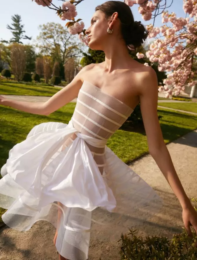 New York Bridal Week Spring/Summer 2024, Say “I do” to the Hottest Bridal Trends 8 Bridal sp24 OR nude w overskirt.JPG