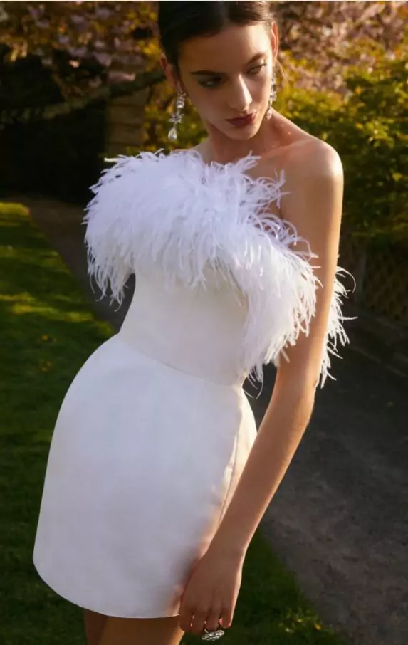New York Bridal Week Spring/Summer 2024, Say “I do” to the Hottest Bridal Trends 7 Bridal sp24 OR ostrich.JPG