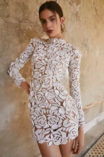 New York Bridal Week Spring/Summer 2024, Say “I do” to the Hottest Bridal Trends 3 Bridal sp24 OR roses laser cut.JPG