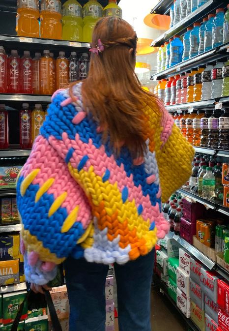 London 9-23 HM colorful collossal knit jacket.JPG