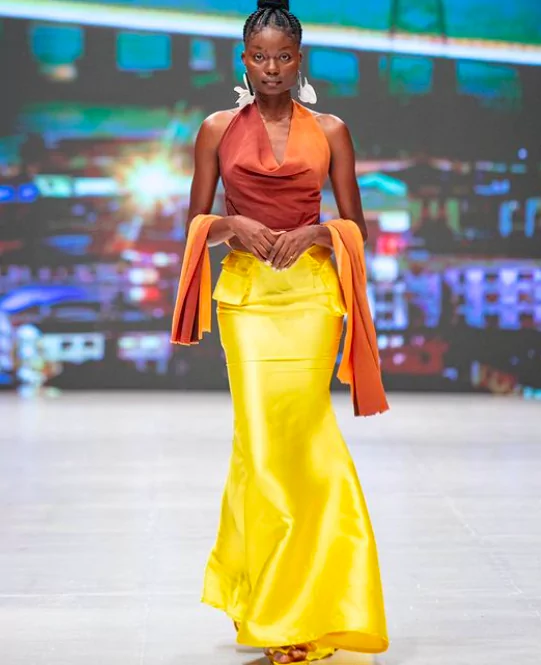 HEINEKEN LAGOS FASHION WEEK SS 2024: <br>Jewel-like Pops of Colour and Tactile Adornments added Sizzling Lustre to the Tropical Tapestry that was Lagos Fashion Week. 11 word image 105077 11