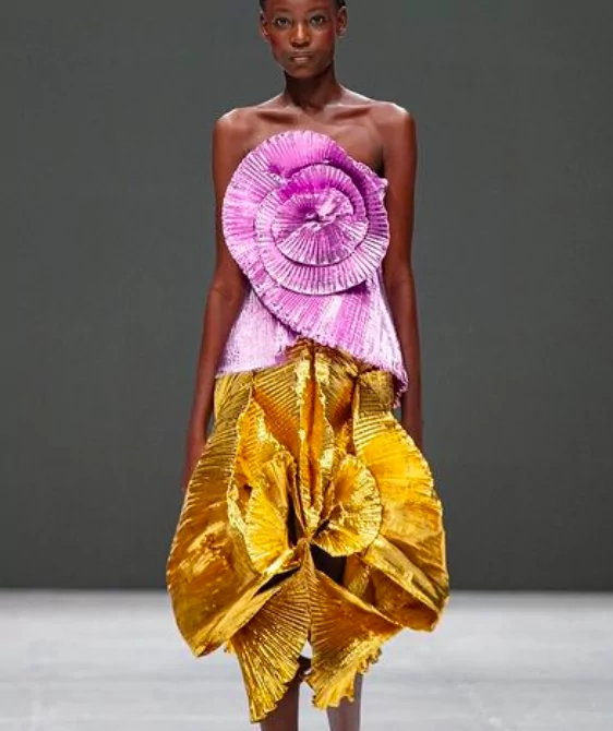 HEINEKEN LAGOS FASHION WEEK SS 2024: <br>Jewel-like Pops of Colour and Tactile Adornments added Sizzling Lustre to the Tropical Tapestry that was Lagos Fashion Week. 14 word image 105077 14