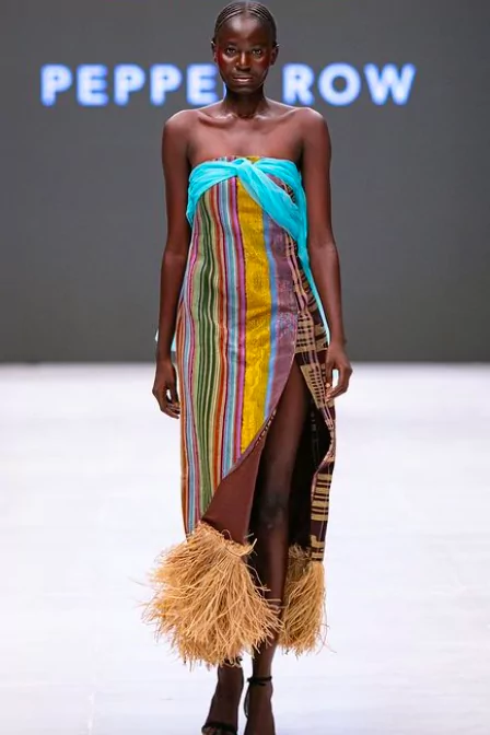 HEINEKEN LAGOS FASHION WEEK SS 2024: <br>Jewel-like Pops of Colour and Tactile Adornments added Sizzling Lustre to the Tropical Tapestry that was Lagos Fashion Week. 42 word image 105077 42