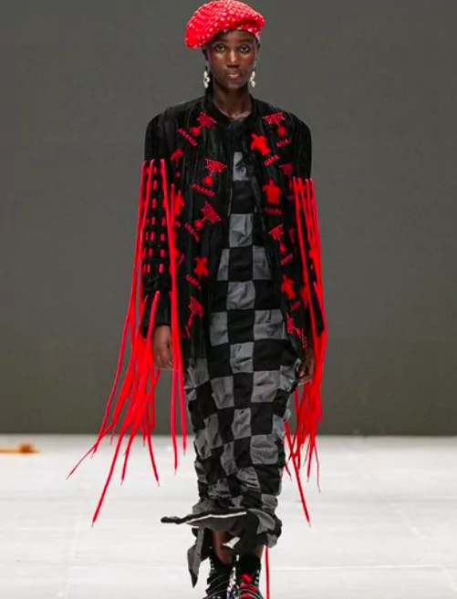 HEINEKEN LAGOS FASHION WEEK SS 2024: <br>Jewel-like Pops of Colour and Tactile Adornments added Sizzling Lustre to the Tropical Tapestry that was Lagos Fashion Week. 59 word image 105077 59