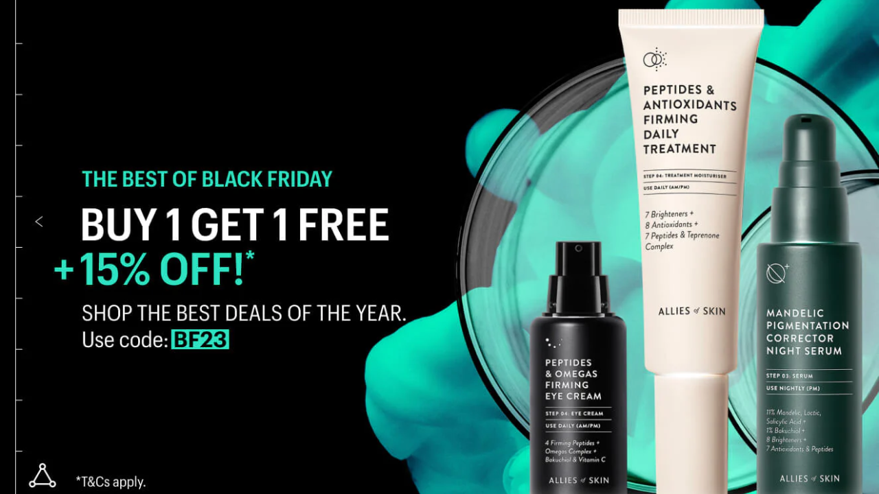 Unlock Radiant Skin- Exclusive Black Friday Skincare Deals by Allies of Skin