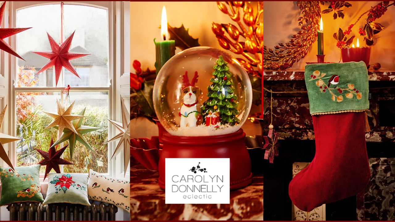 Dunnes Stores - Embrace Festive Elegance with Carolyn Donnelly's Eclectic Christmas Collection