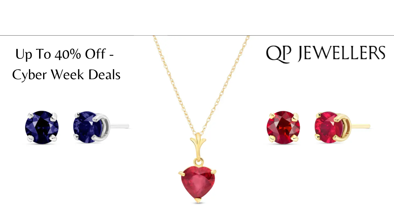 Sparkle and Save upto 40%: Cyber Week Extravaganza at QP Jewellers UK!