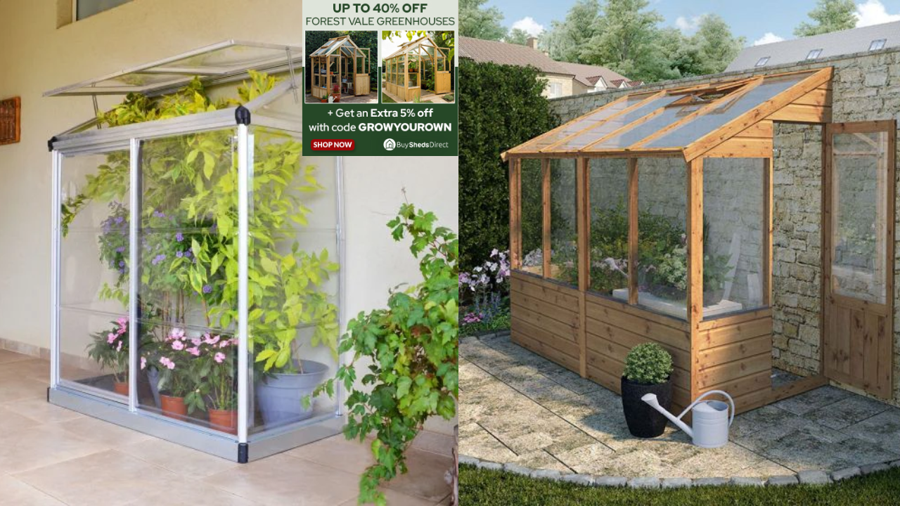 DOUBLE DEAL! on Greenhouses, planter and more from Buy Sheds Direct UK