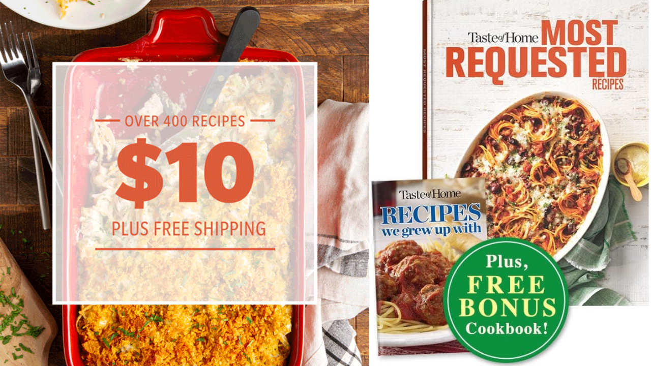 Get 400+ Recipes & Tips Requested Most by Home Cooks!