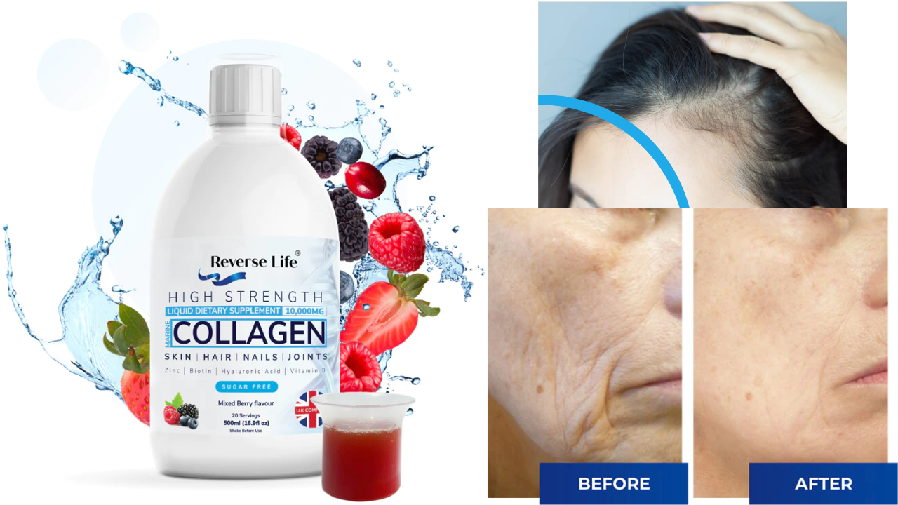 Have you tried ReverseLife - UK's #1 Selling Bottled Collagen for Youthful Skin