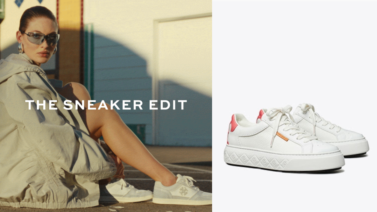 These sneakers kickstart spring - Tory Burch