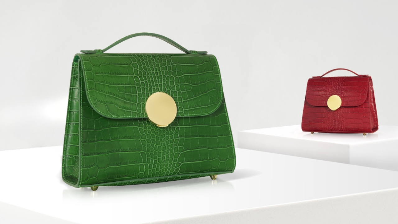 Croco print! Discover Le Parmentier Bombo Bag by Forzieri