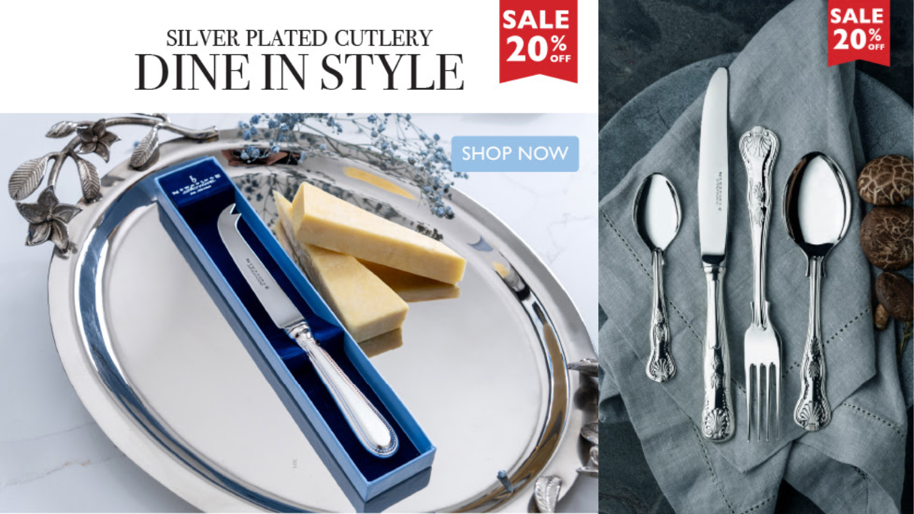 Say Cheese! 20% off Silver Plated Cutlery by Newbridge Silverware