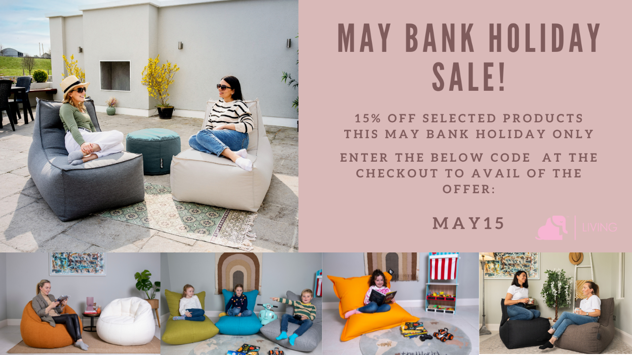 MAY BANK HOLIDAY SALE NOW ON ! 15% OFF SELECTED PRODUCTS!