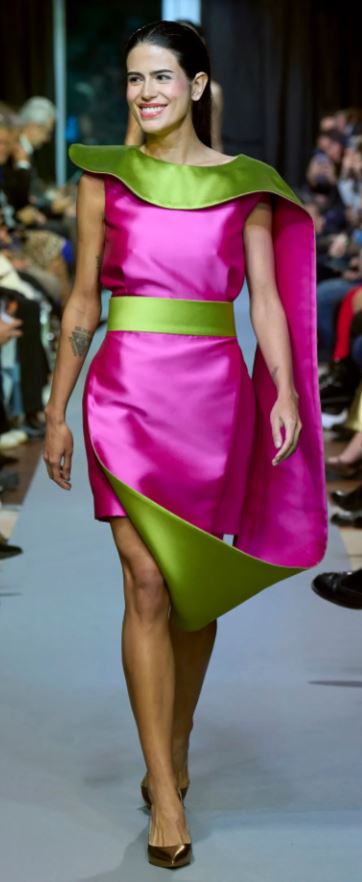 Paris 10-24 PC magenta grn dress.JPG